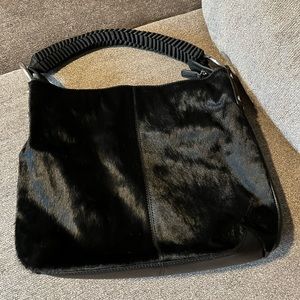 Sondra Roberts leather and cowhide bag